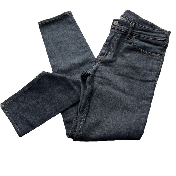 Acne Studios Women Climb Indigo Mid Rise Skinny Fit Jeans Dark Wash Size W34 L28 - Picture 14 of 14